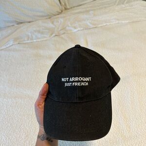 Classic Black Embroidered Cap